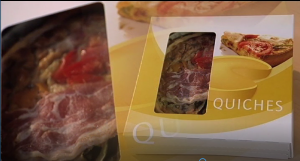 Frozen Quiche with vegetable dough : Cauliflower & Brocoli